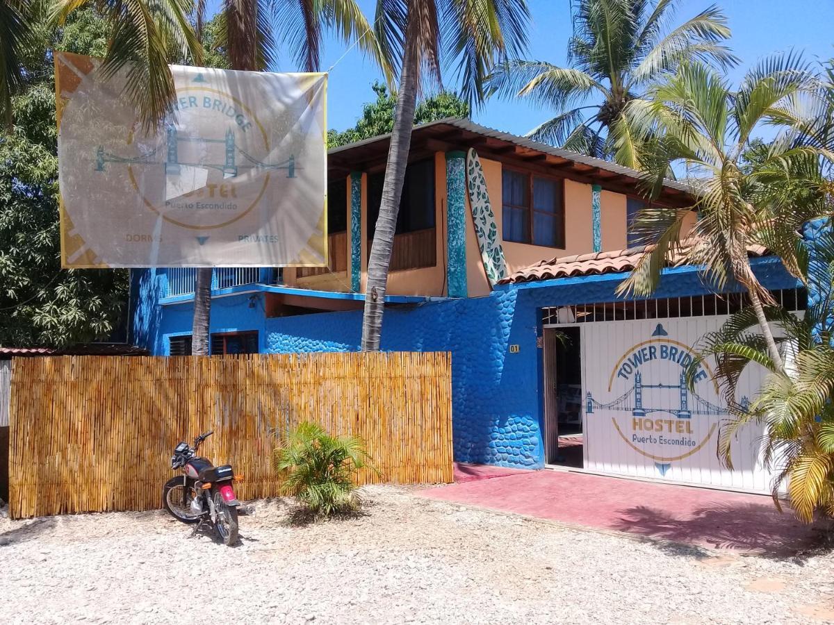 Tower Bridge Hostel Puerto Escondido  Eksteriør bilde